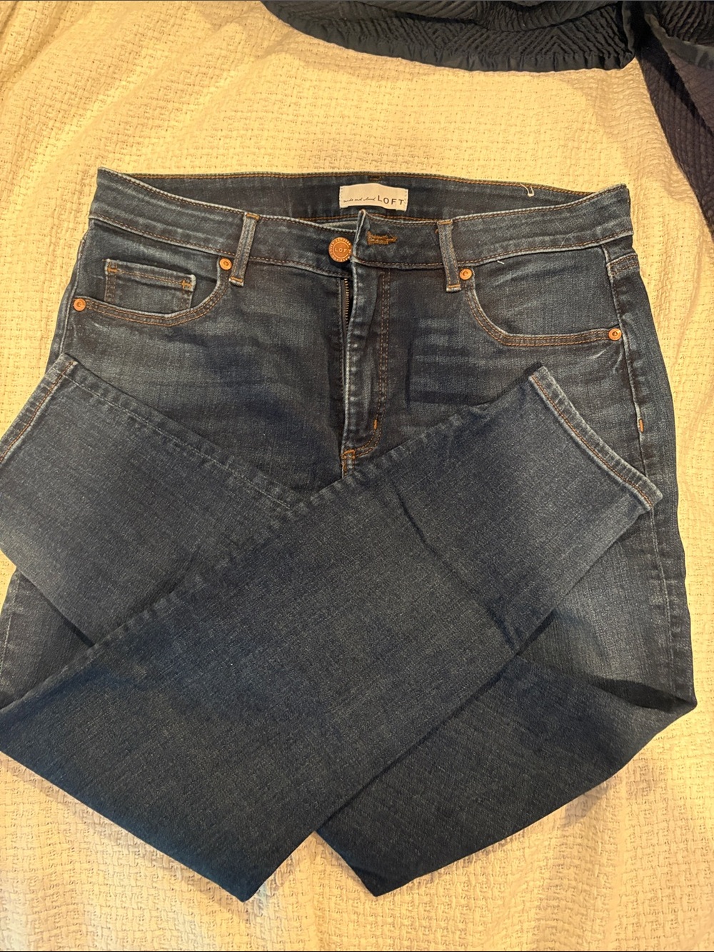 LOFT Indigo Blue Skinny Jeans